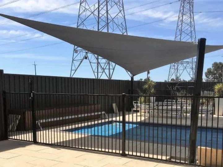 Bennett Springs Hypar Pool Shade Sail