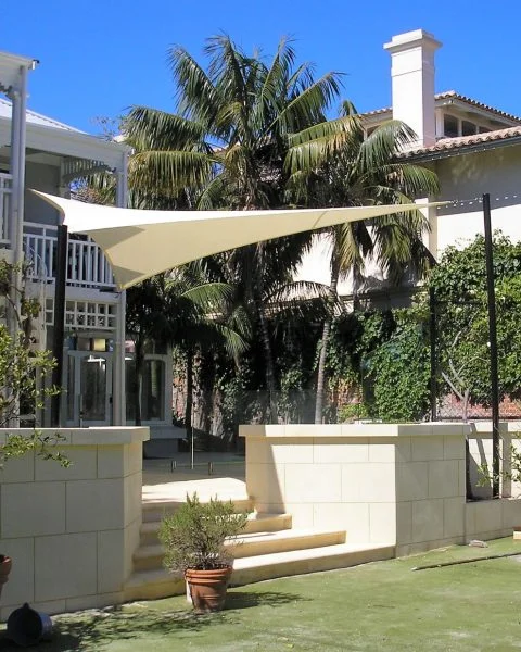 Peppermint Grove Shade Sail in Comshade Porcelain