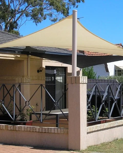 Tuart Hill Shade Sails complimenting colours