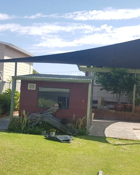Morley Shade Sail over Cubby House