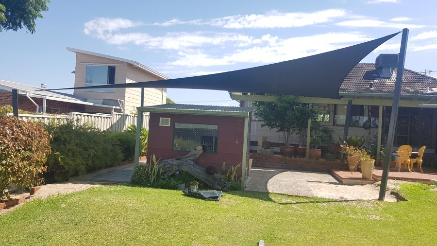 Morley Shade Sail over Cubby House