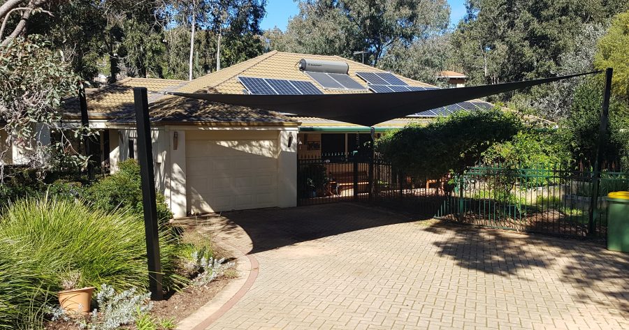 Carport Shade Sail in Gooseberry Hill