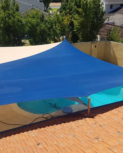Floreat Shade Sails over a pool