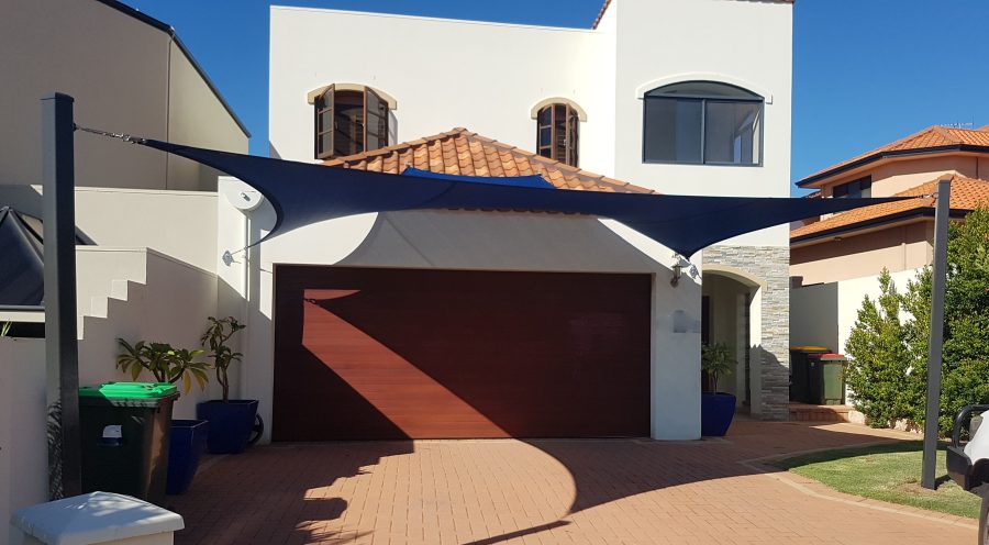 Carport Shade Sail in Dianella Height