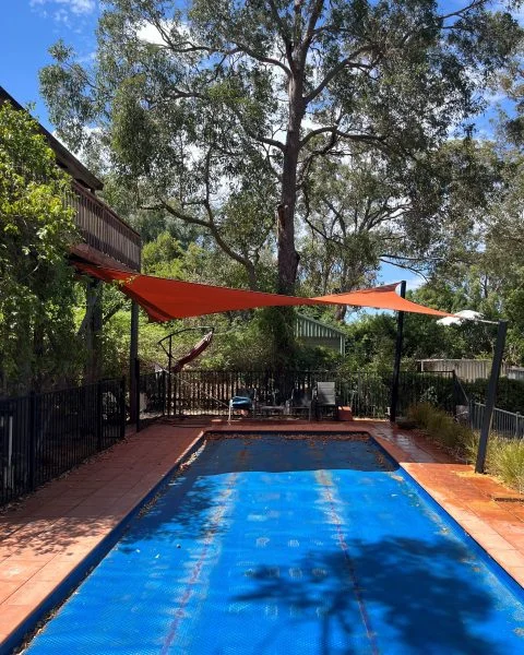 Kalamunda shade sail for over a pool