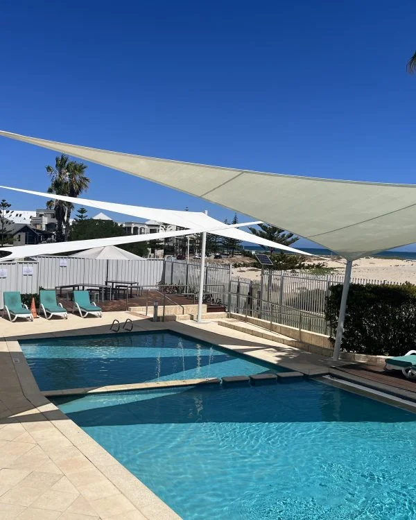 Seashells Resort Mandurah Pool Shade Sails