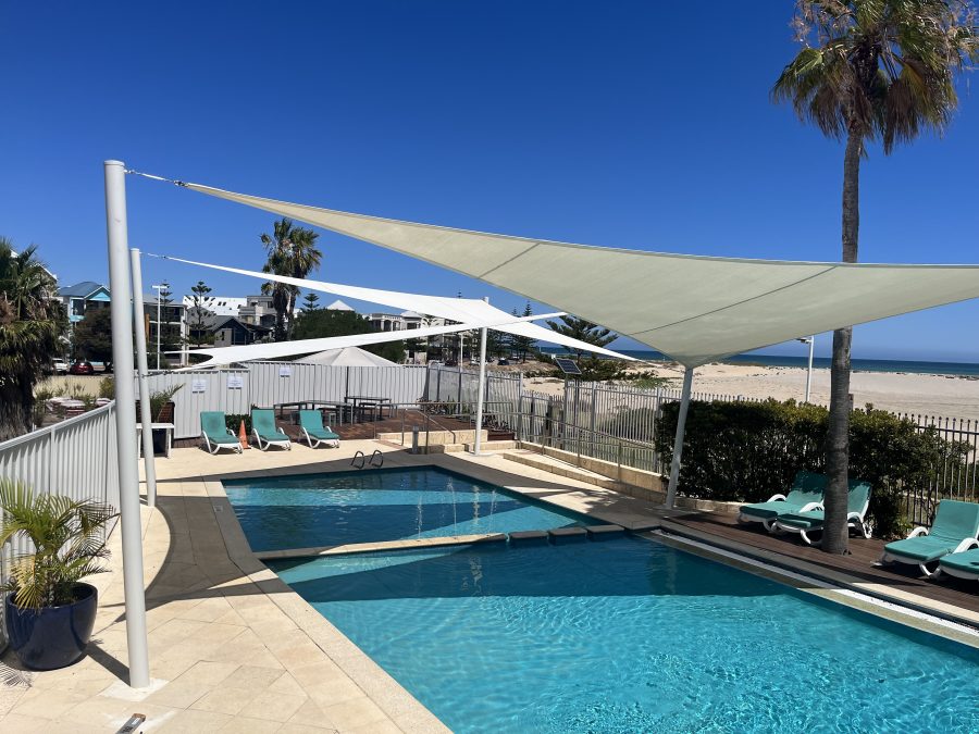 Seashells Resort Mandurah Pool Shade Sails