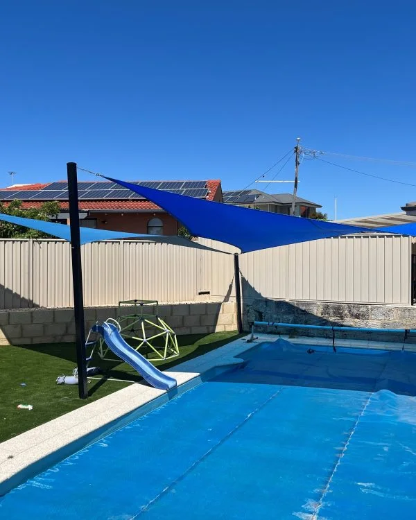 Willetton Shade Sails for Pool and Play area
