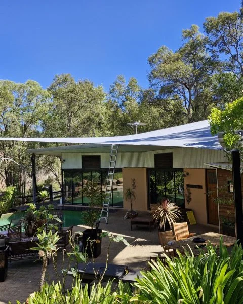 Mundaring Pool Side Shade Sails