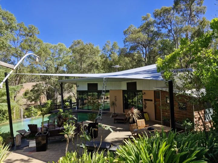 Mundaring Pool Side Shade Sails