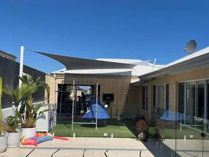 Tapping Pool and Monkey Bars Shade Sails