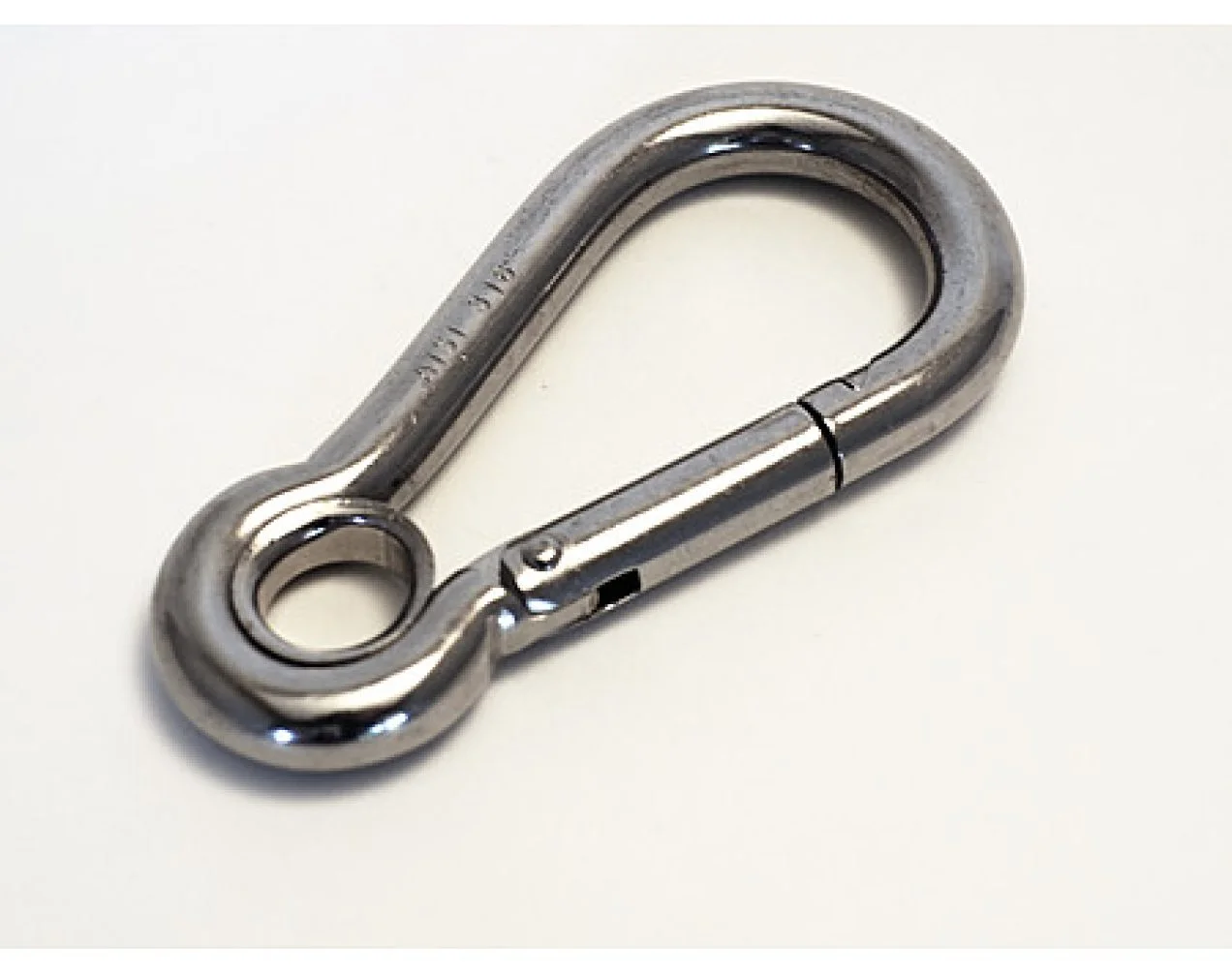 Spring Hook with Eye 10mm